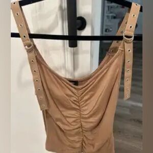 Urban Outfitters Y2K Buckle Strap Tank Top